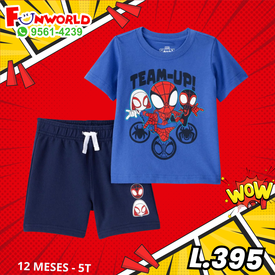SET SHORT SPIDEY