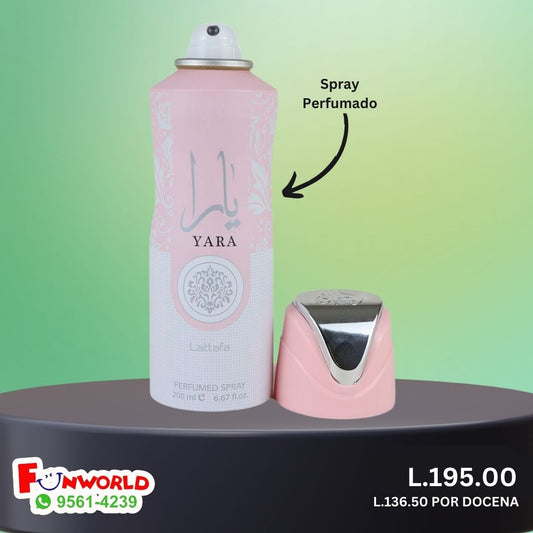 DOCENA DE SPRAY PERFUMADO YARA LATTAFA
