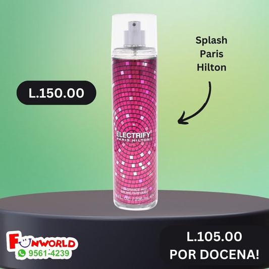 UNA DOCENA DE SPLASH ELECTRIFY PARIS HILTON