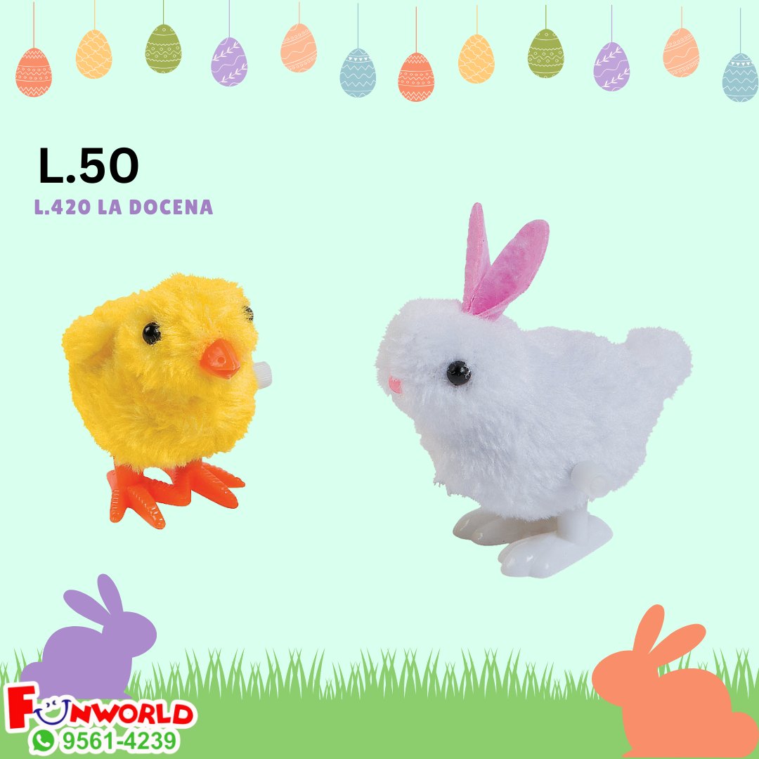 POLLITO O CONEJO DE CUERDA