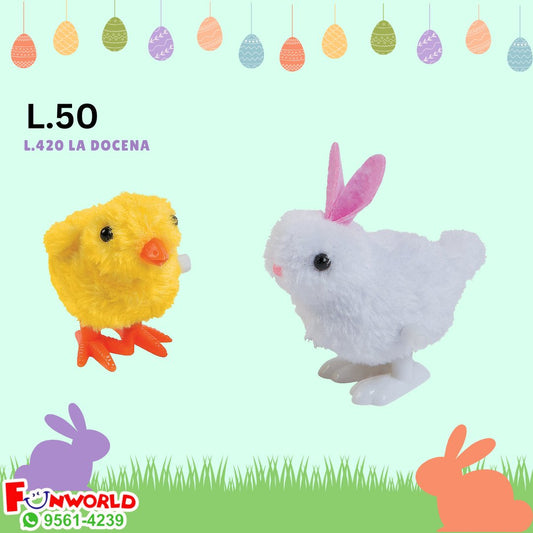 POLLITO O CONEJO DE CUERDA