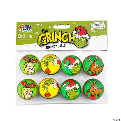PELOTAS DEL GRINCH PAQUETE DE 8